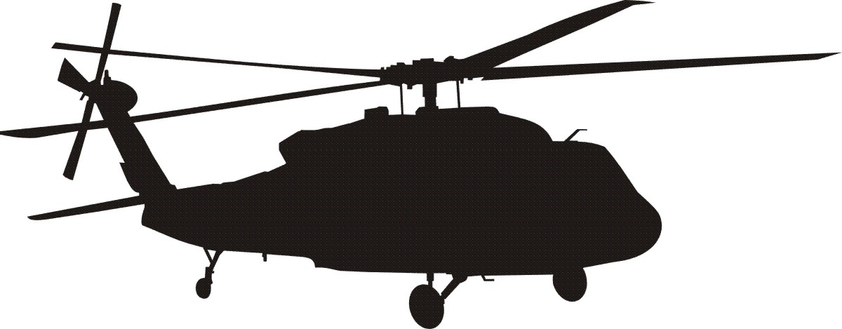 blackhawk helicopter silhouette - Clip Art Library.