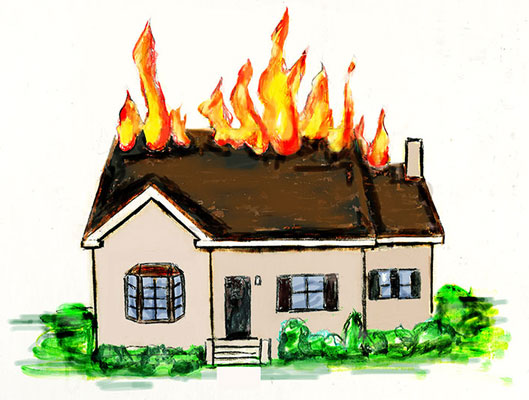 House Fire Clipart 