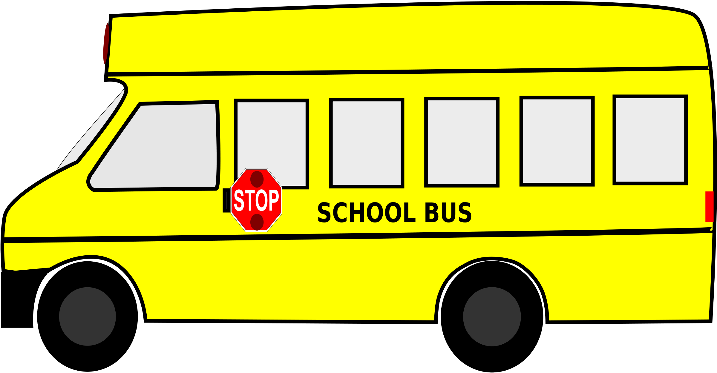 School bus clipart transparent background 