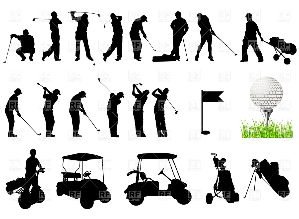 Free golf bag clipart 