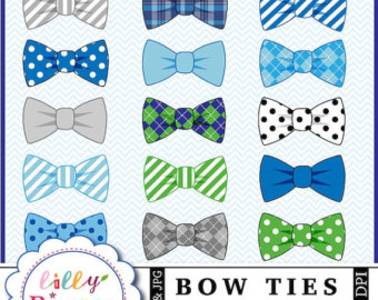 Chevron bow tie clipart 