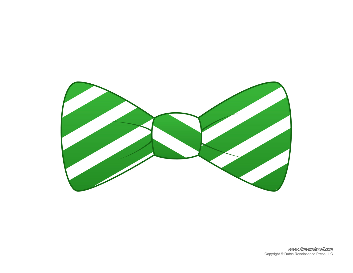 Lime green bowtie clipart 