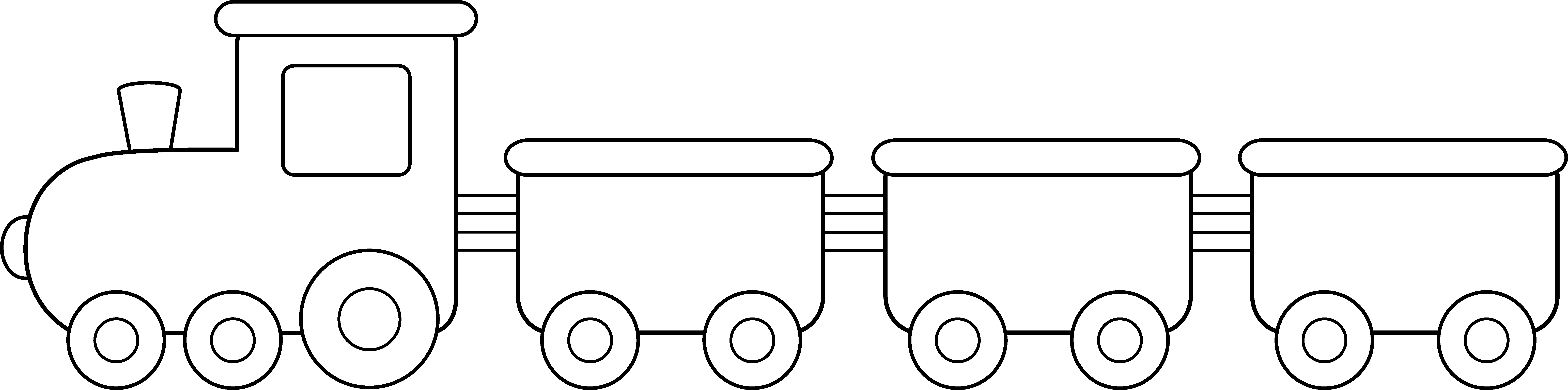 Free Black And White Cartoon Train, Download Free Black And White Cartoon  Train png images, Free ClipArts on Clipart Library