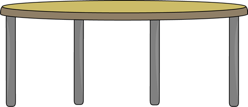 Round Table Clipart 