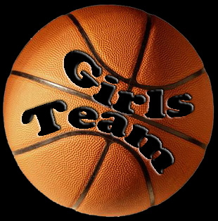 Girl basketball team clipart 