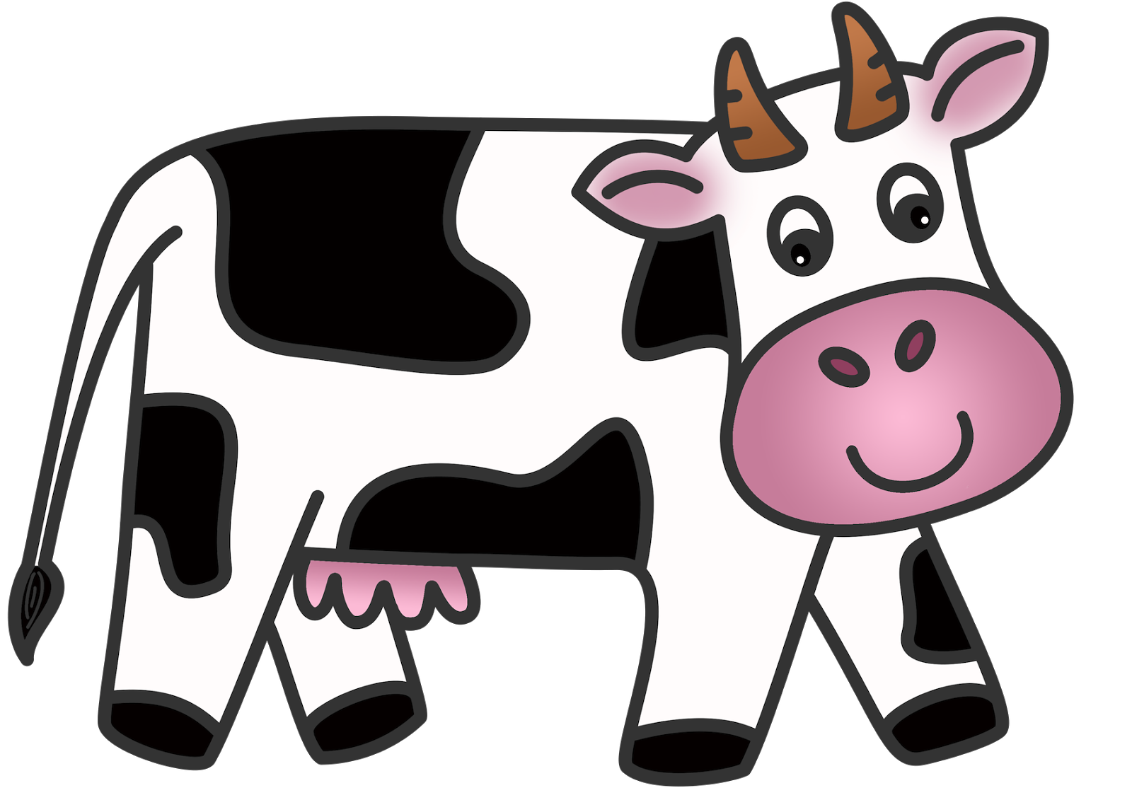 Dairy Cow Face Clipart 