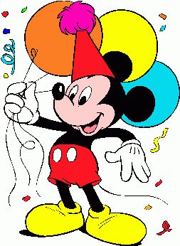 mickey mouse birthday rangoli - Clip Art Library