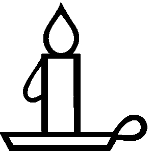 Clipart candle flame 