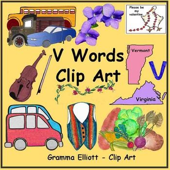 V Word Clip Art 