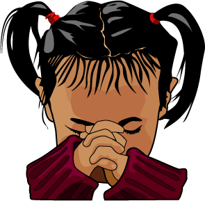 Clip Art Of Someone Praying Clipart 