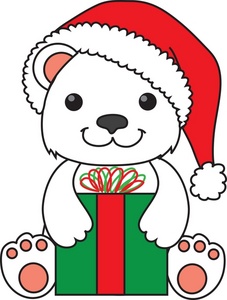 Christmas Teddy Bears Clipart 