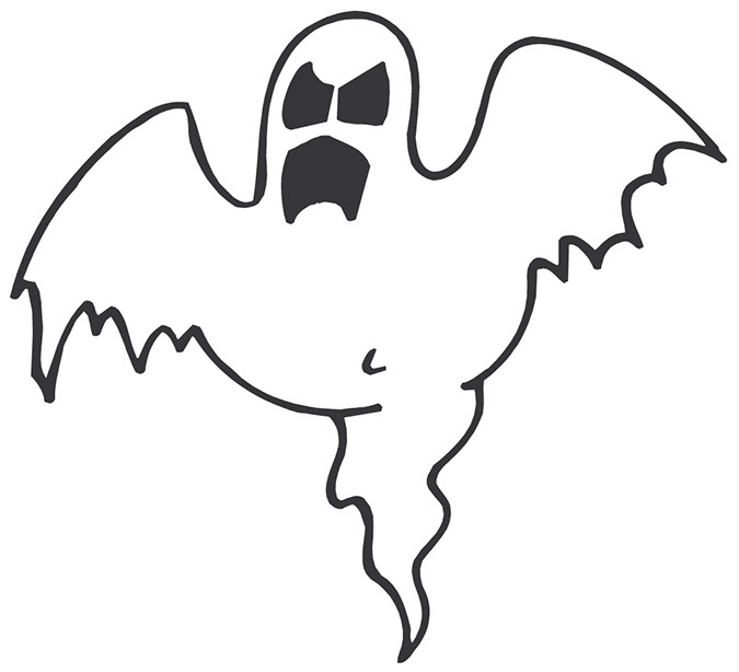 Scary Ghost Clipart Clip Art Library
