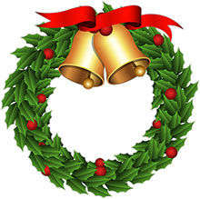 Free Christmas Wreaths Clipart 