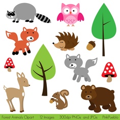 School forest clipart 