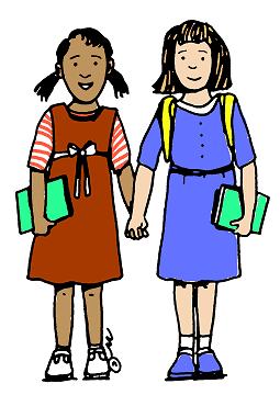 Two Friends Together Clipart 
