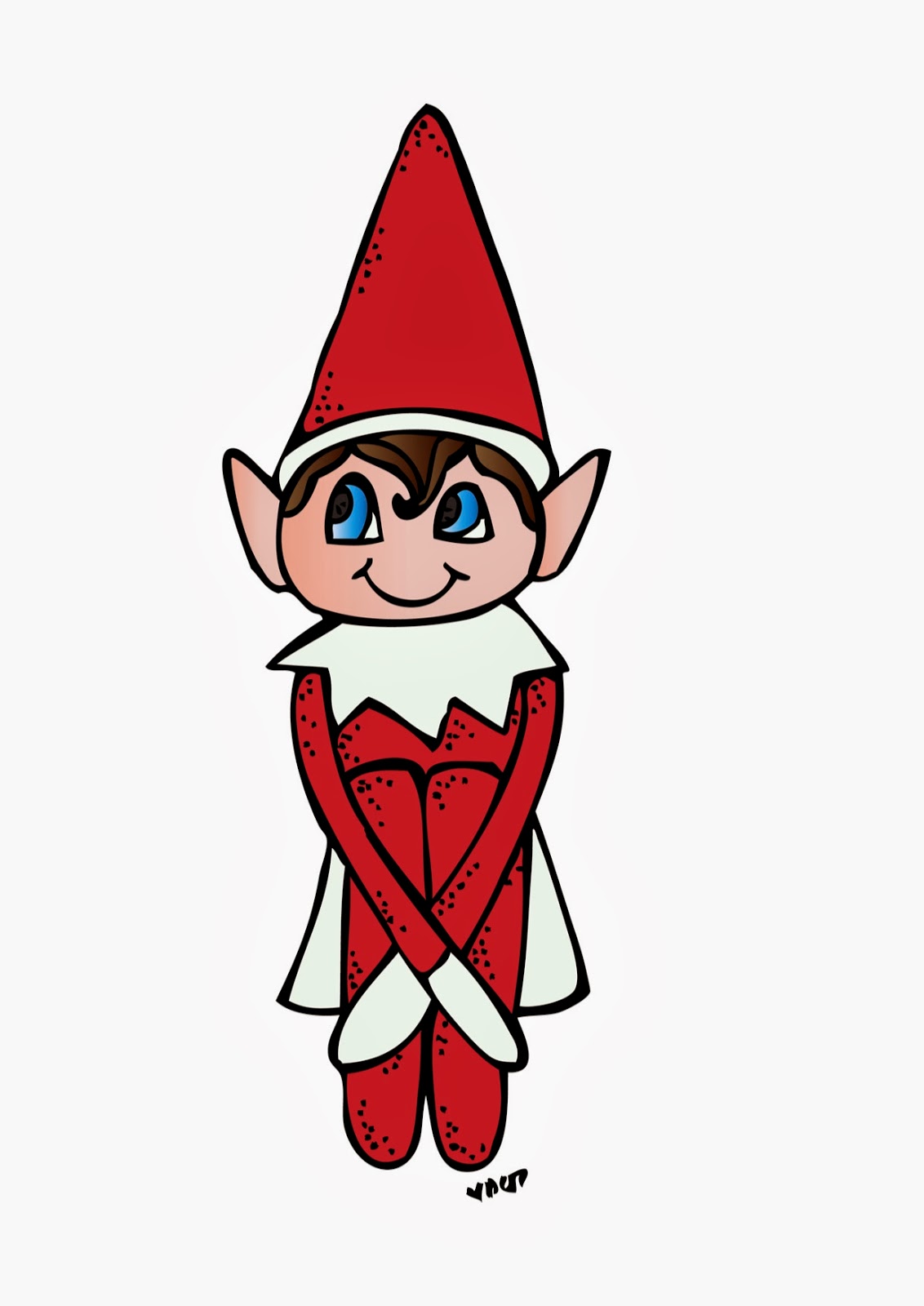 Cartoon Elf Face Clipart 