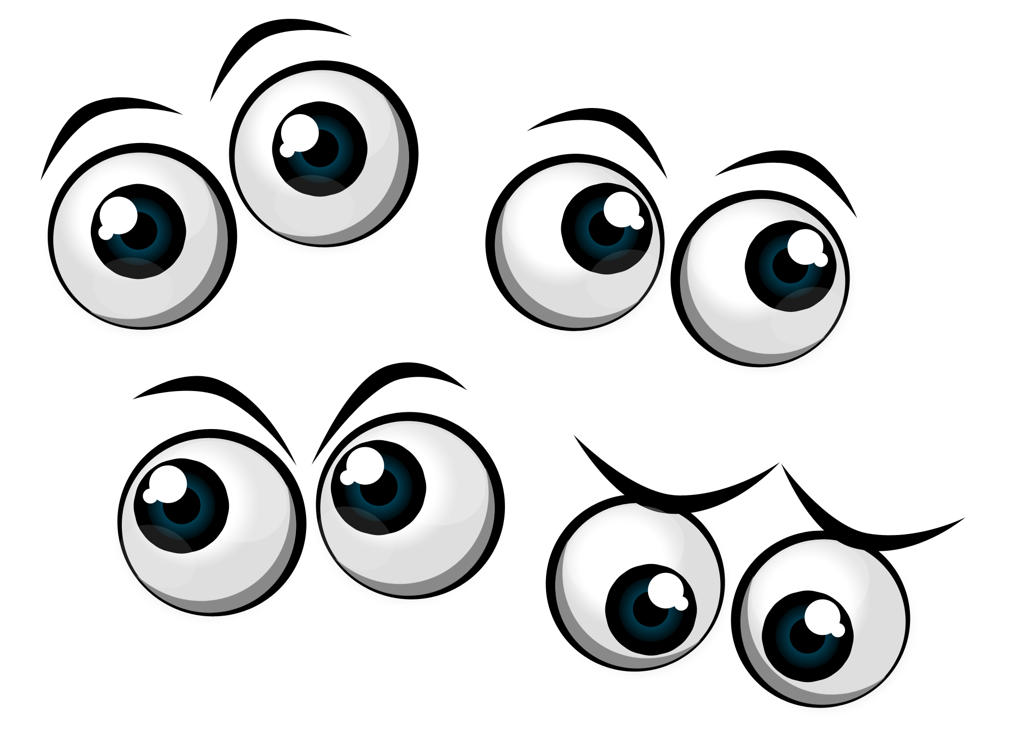 Cartoon Eyes Clipart Cute And Expressive Eyes For Your Creations Cartoon Eyes Clipart Cute And Expressive Eyes For Your Creations