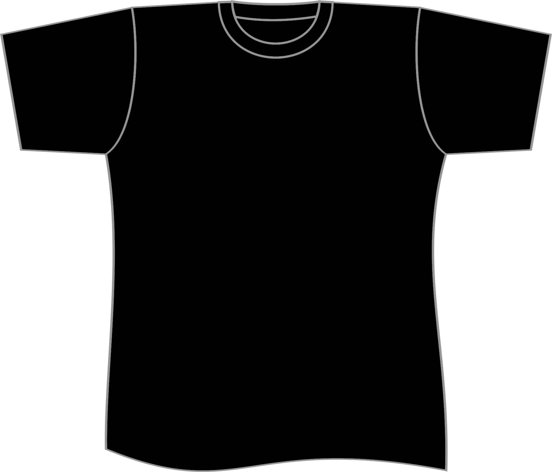 black t shirt plain.