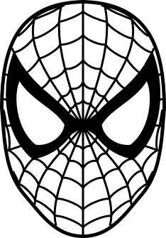 Spiderman Face Logo Spiderman Mask Clipart 23424wall.jpg 