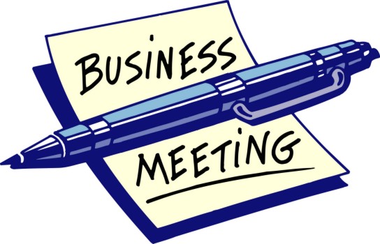 Church business meeting clipart 