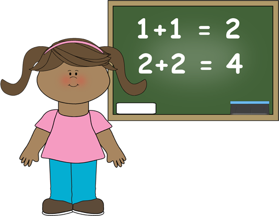 Students Doing Math Clipart 
