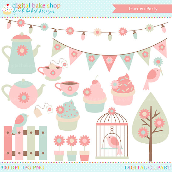 Spring Party Clipart 