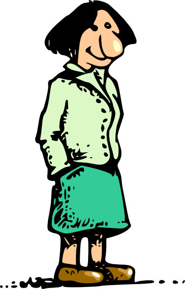 Cartoon Woman Clipart 