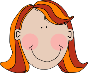 Cartoon Woman Face Clipart 