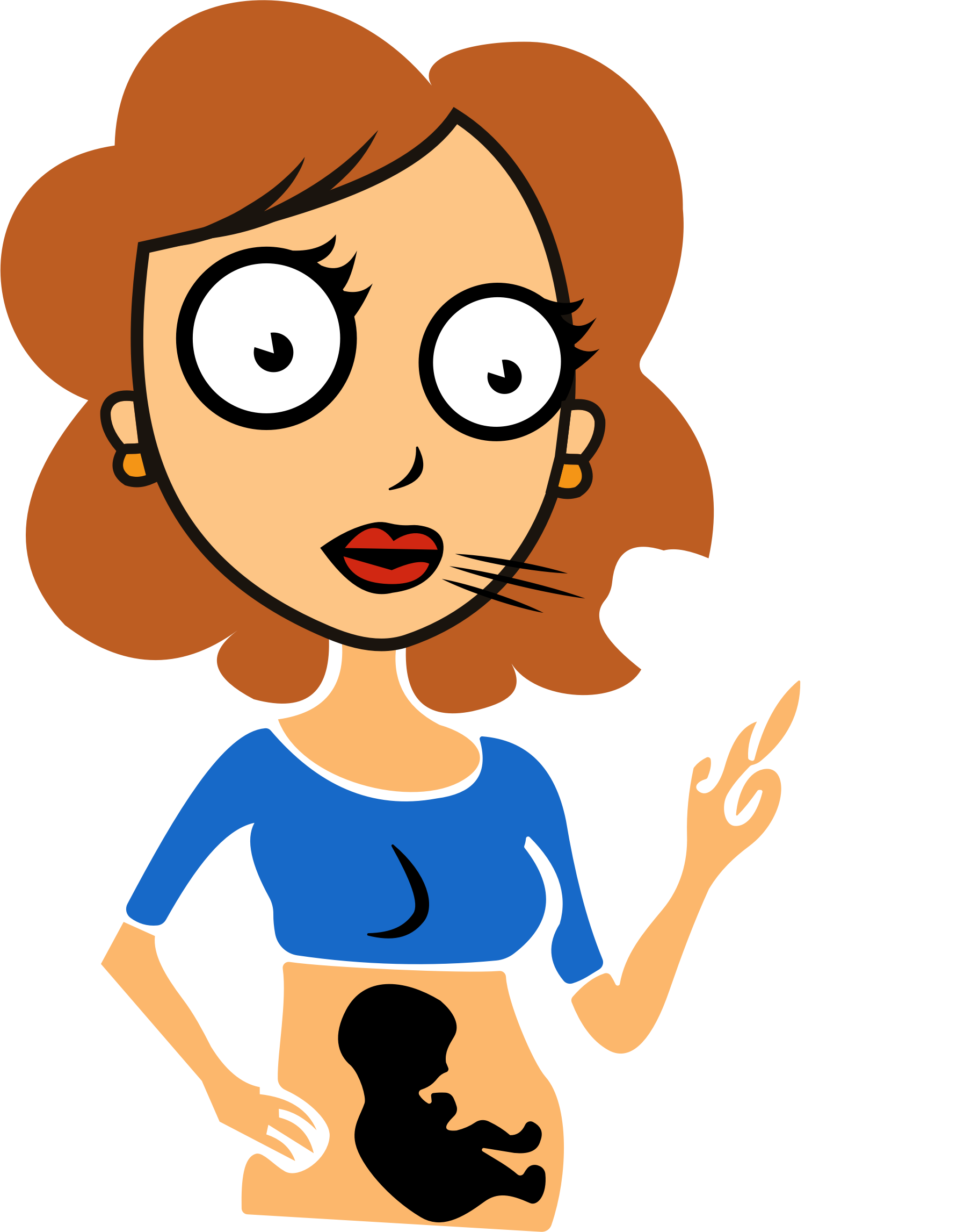 Cartoon Pregnant Woman Png 