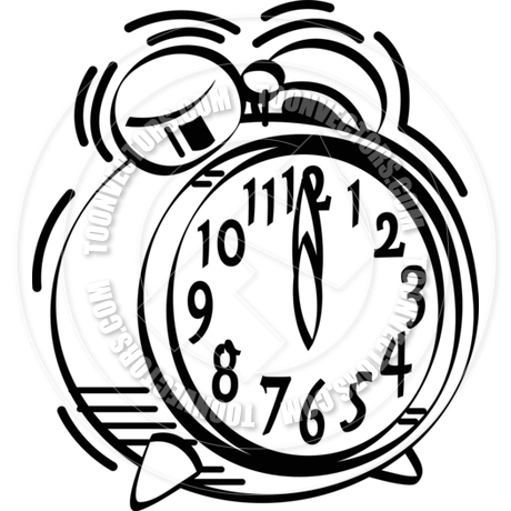Ringing Alarm Clock Clipart 