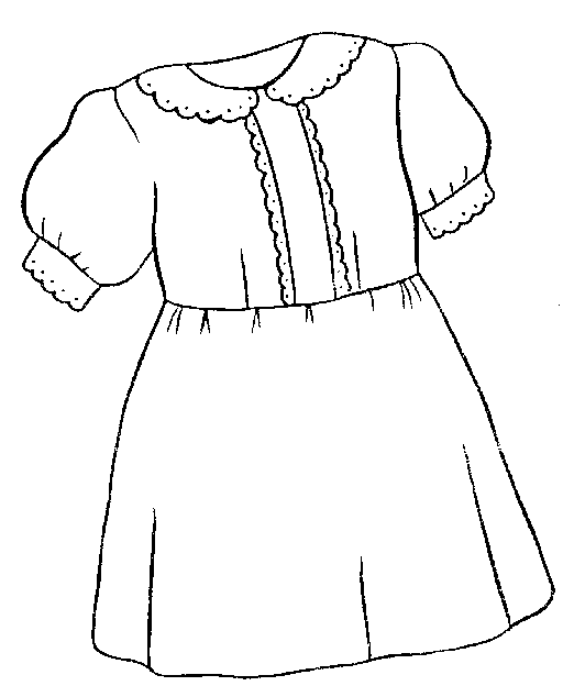 Clip Art Girl Clothes Clipart 