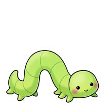 Clipart of inch worm 