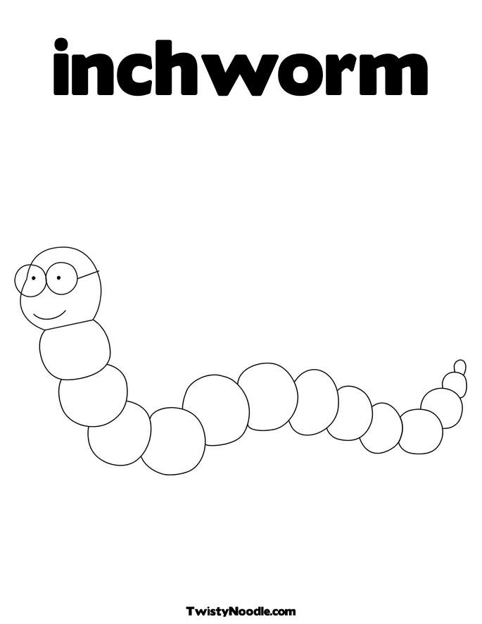 Cute Inchworm Clipart 
