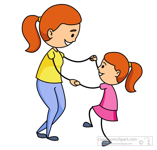 mother and daughter clipart - Clip Art Library