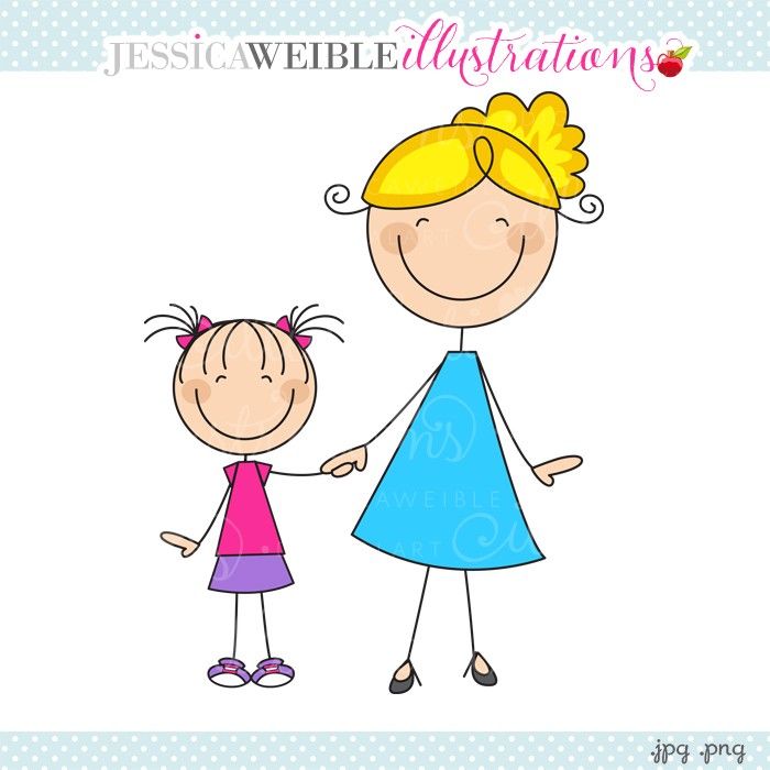 mom and daughter animated gif - Clip Art Library