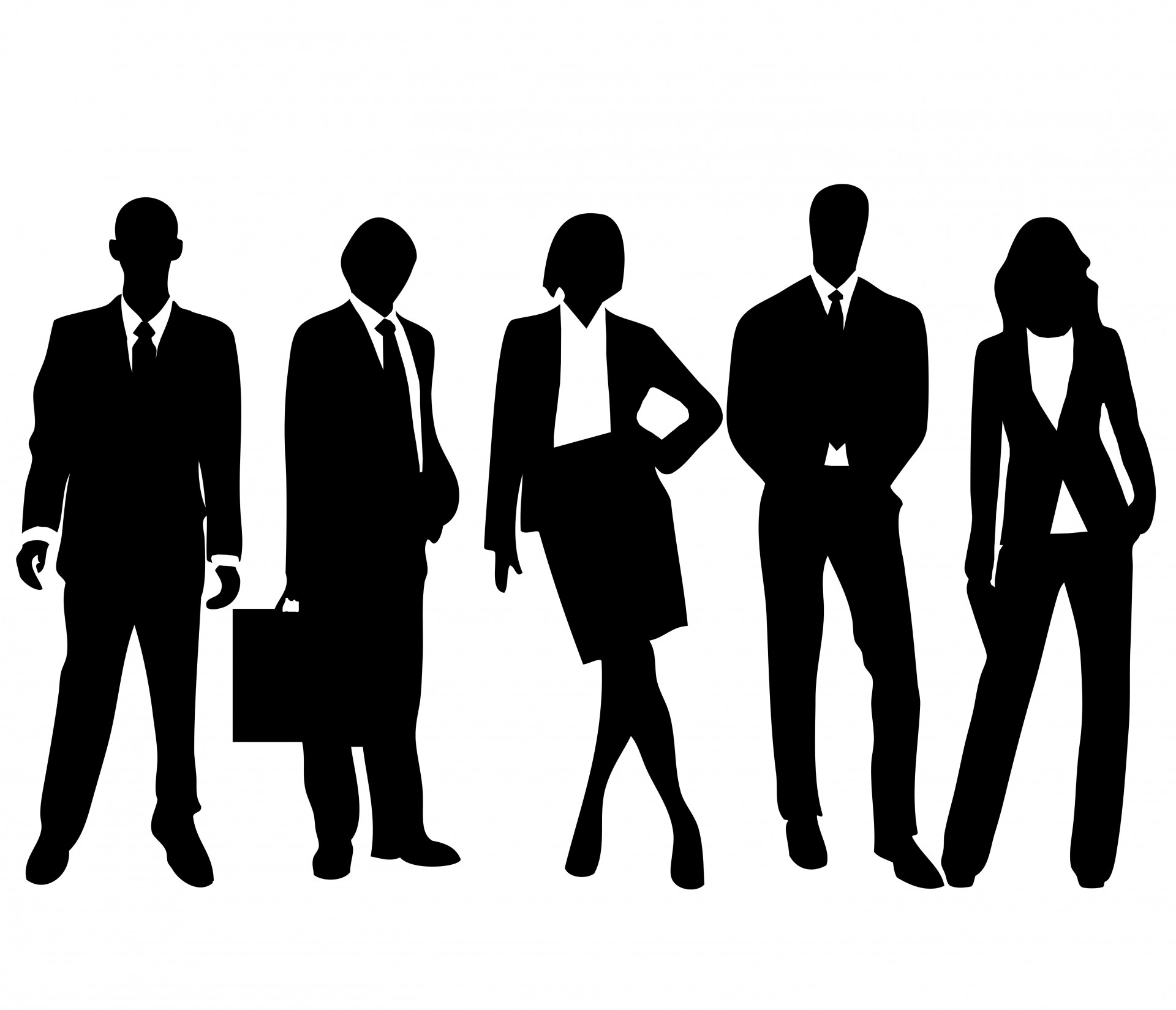 Cartoon Business People Clipart 
