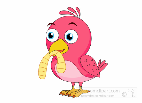 Free worm clip art image little inch heading for an apple 