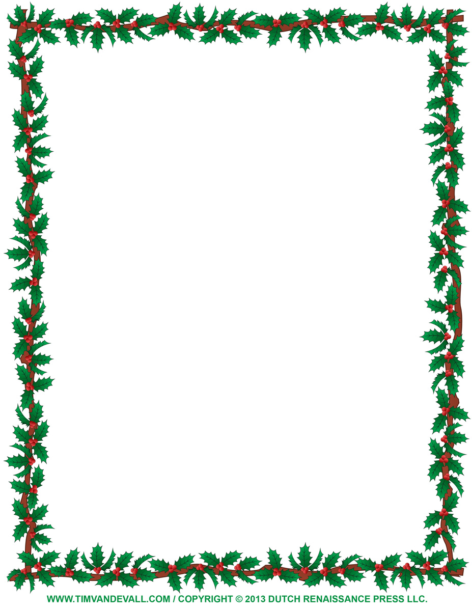 christmas images clip art borders