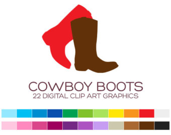 western boot clipart – Etsy 