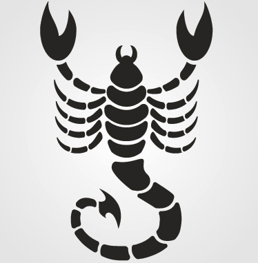 Scorpion vector free vector download 