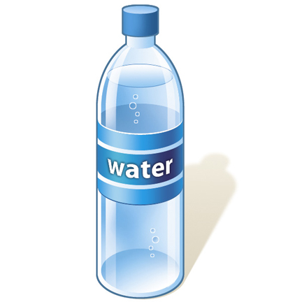 Plastic Water Bottle Clipart 