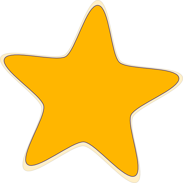 Gold Star Clipart 