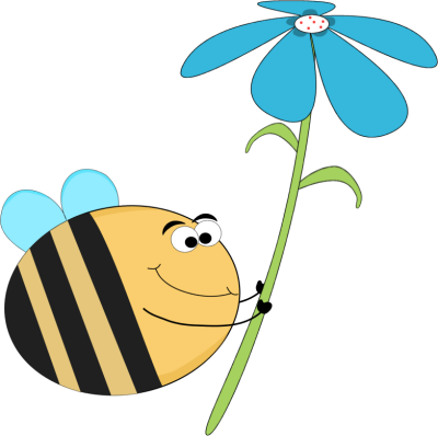 Bee And Flower Clipart 