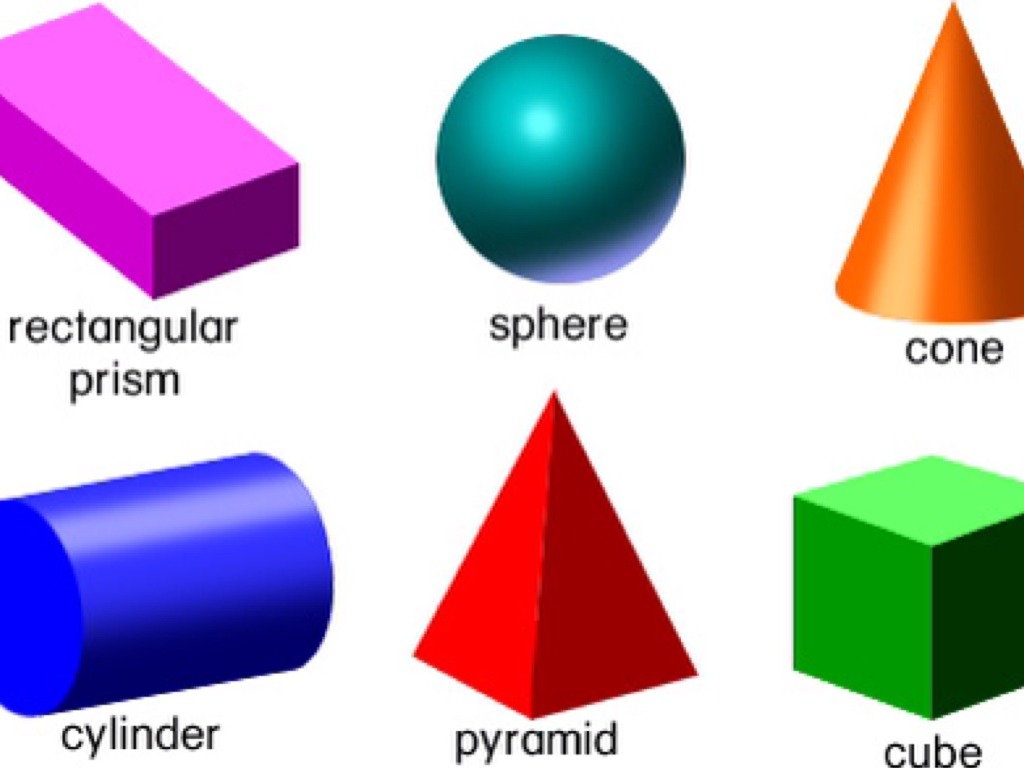 geometric 3d forms clipart