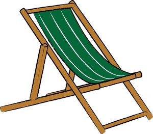 30 Colors Beach Chair Clipart Instant Download