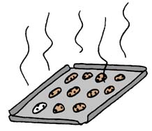 Cookie sheet clipart 