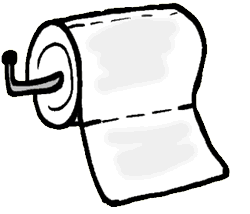 Taking Toilet Paper Clipart 