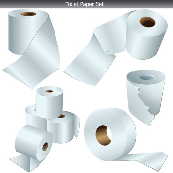 Toilet paper clip art Free vector in Encapsulated PostScript eps 