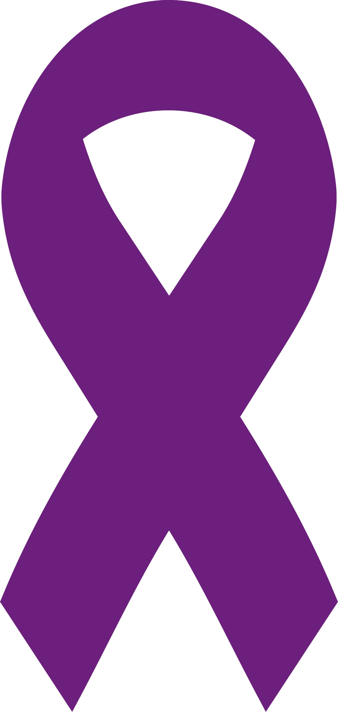 Purple Cancer Ribbon 