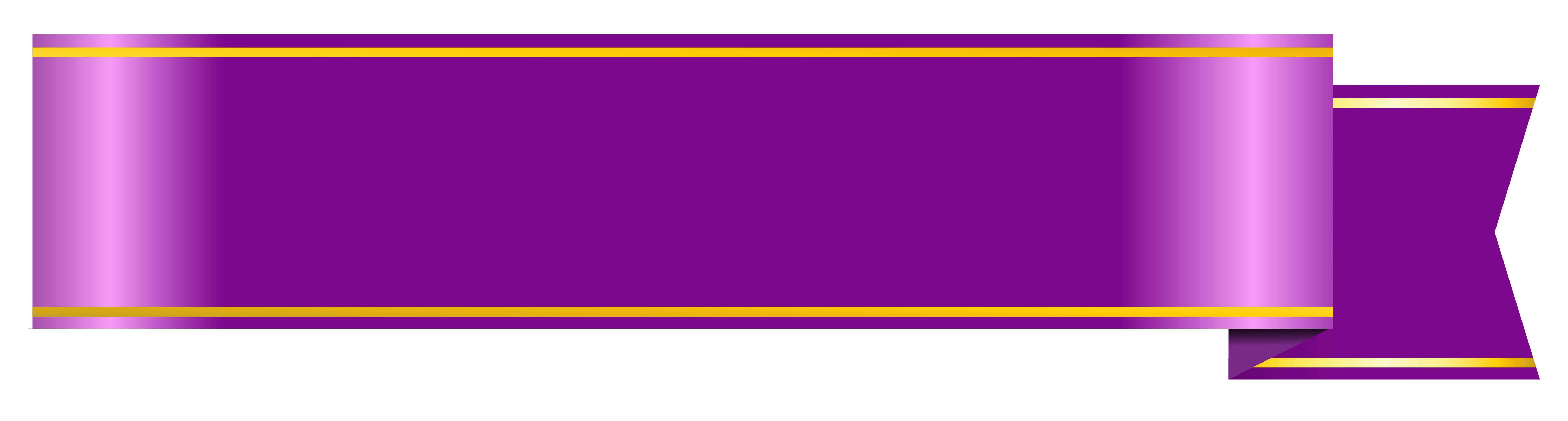 Purple Banner PNG Clipart Picture 